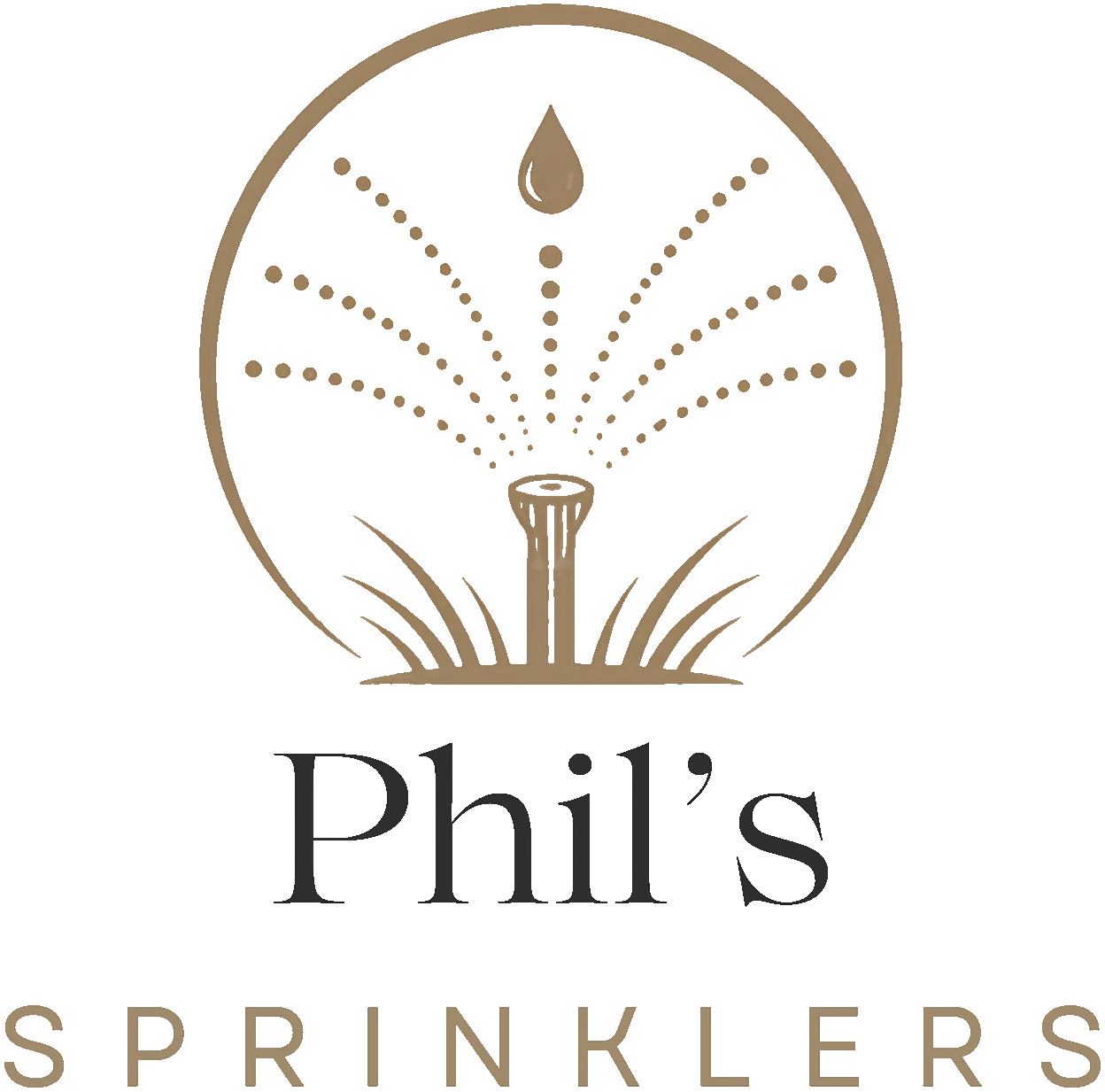 Phil's Sprinklers logo